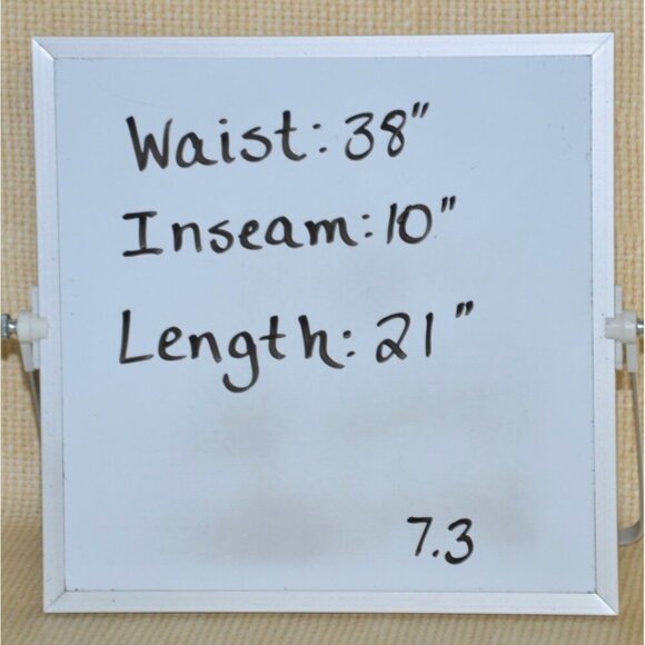 Roundtree & Yorke Performance Blue Knee Length Shorts Size 38 Golfing Stretch - Picture 6 of 6